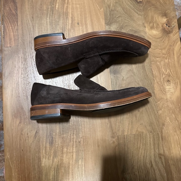 Vince - Barry Sport Suede Loafers - Brown - Size 10
